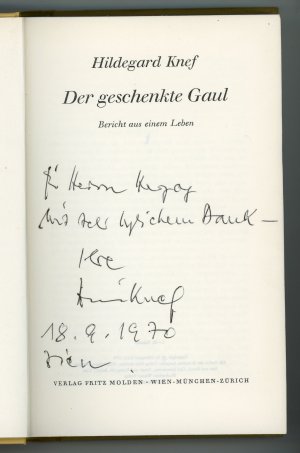 Der geschenkte Gaul. Bericht aus einem Leben