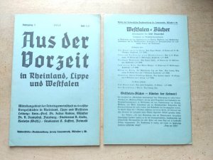Aus der Vorzeit in Rheinland, Lippe und Westfalen - Jahrgang 3 - Heft 1/2 - 1935