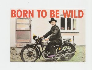 gebrauchtes Buch – Ansichtskarte Born to be Wild  mit Motorrad