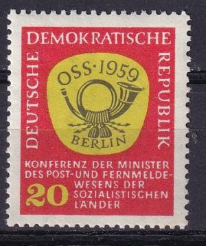 antiquarisches Buch – DDR, Briefmarken – DDR : MiNr. 686 + 687 ** ( Konferenz der Minister des Post- und Fernmeldewesen )