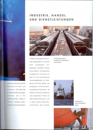 gebrauchtes Buch – Gesellschaft für Wirtschaftsförderung Mecklenburg-Vorpommern mbH  – Mecklenburg-Vorpommern. Drehscheibe des Nordens