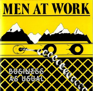 gebrauchter Tonträger – MEN AT WORK – BUSINESS AS USUAL