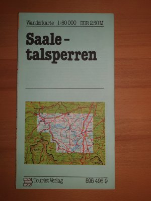 Wanderkarte Saaletalsperren Maßstab 1:50.000