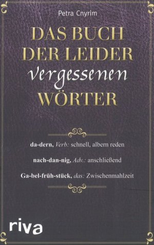 Das Buch der leider vergessenen Wörter