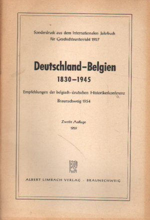 antiquarisches Buch – Deutschland - Belgien.