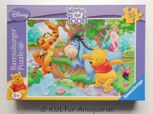 gebrauchtes Spiel – Walt Disney – Winnie the Pooh - Winnie am Fluss, 35 Teile Puzzle, Ravensburger 08 649 8.