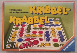 gebrauchtes Spiel – Virginia Charves – Ravensburger 007271, Kribbel-Krabbel [Farb-Legespiel]. Achtung: Nicht geeignet für Kinder unter 3 Jahren.