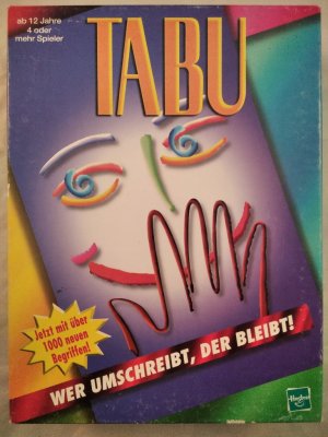 gebrauchtes Spiel – Hasbro 040014552100 : TABU - Wer umschreibt, der bleibt! [Gesellschaftsspiel]. Achtung! Nicht geeignet für Kinder unter 3 Jahren.