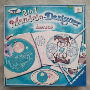 gebrauchtes Spiel – Mandala-Designer horses 2 in 1 [Kreativspiel]. Achtung: Nicht geeignet für Kinder unter 3 Jahren.