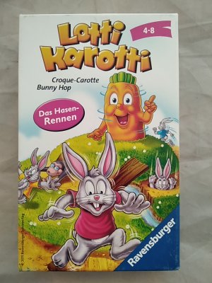 gebrauchtes Spiel – Ian Steven – Lotti Karotti - Das Hasenrennen Kompakt [Kinderspiel]. Achtung: Nicht geeignet für Kinder unter 3 Jahren.