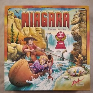 gebrauchtes Spiel – Thomas Liesching – Zoch zum Spielen: NIAGARA - ein wildes Wasserspektakel [Familienspiel]. Spiel des Jahres 2005. Achtung: Nicht geeignet für Kinder unter 3 Jahren.