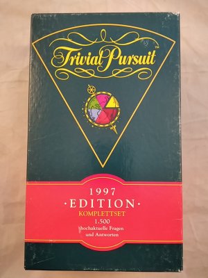 gebrauchtes Spiel – PARKER 14314100: Trivial Pursuit 1997 Edition, Komplettset, 1500 Fragen [Wissensspiel]. Achtung: Nicht geeignet für Kinder unter 3 Jahren.