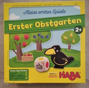 HABA 4655: Meine ersten Spiele - Erster Obstgarten (Holzfrüchte 3D)[Kinderspiel]. Achtung: Nicht geeignet für Kinder unter 3 Jahren.