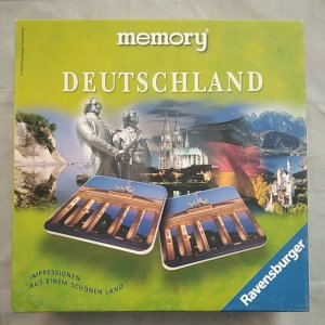 gebrauchtes Spiel – Buck Design und Mauritius – memory - DEUTSCHLAND, Impressionen aus einem schönen Land [Legespiel]. Achtung: Nicht geeignet für Kinder unter 3 Jahren.