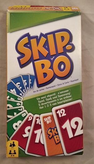 gebrauchtes Spiel – Skip-Bo: Super einfach - einfach super! (neuere Version)[Legespiel]. Achtung: Nicht geeignet für Kinder unter 3 Jahren.