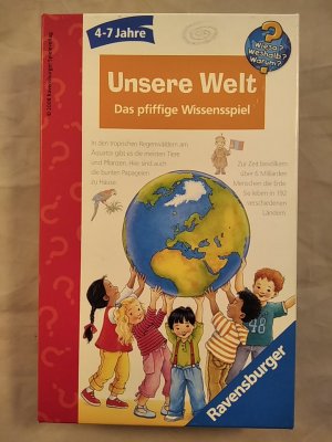 Wieso? Weshalb? Warum? Unsere Welt - Das pfiffige Wissensspiel [Mitbringspiel]. Achtung: Nicht geeignet für Kinder unter 3 Jahren.