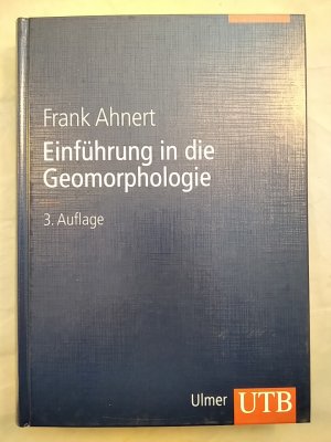 gebrauchtes Buch – Frank Ahnert – Einführung in die Geomorphologie.