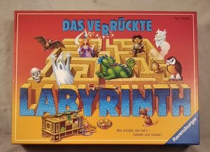 gebrauchtes Spiel – Kobbert, Max J – Das verrückte Labyrinth - Wer schiebt, der hat's - Geister und Schatz! [Brettspiel]. Achtung: Nicht geeignet für Kinder unter 3 Jahren.