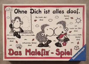 Ohne dich ist alles doof, das Malefiz-Spiel [Aktions-Würfelspiel]. Achtung: Nicht geeignet für Kinder unter 3 Jahren.