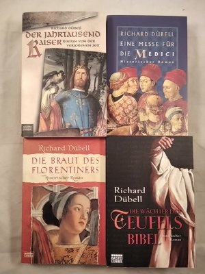 Konvolut von 4 historischen Romanen von Richard Dübell (4 Bücher)