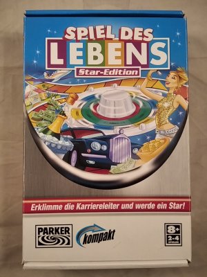 gebrauchtes Spiel – Spiel des Lebens - Star-Edition (Kompaktversion)[Wissensspiel]. Achtung: Nicht geeignet für Kinder unter 3 Jahren.