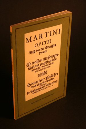 Buch Von Der Deutschen Poeterey Martin Opitz Buch Antiquarisch Kaufen A02jb7rf01zzs