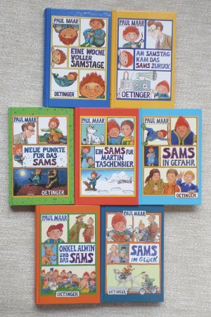 7 x Sams Bücher komplett : - Eine Woche voller Samstage - Am Samstag kam das Sams zurück - Neue Punkte für das Sams - Ein Sams für Martin Taschenbier - […]