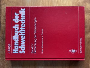 Handbuch der Schweisstechnik / Berechnung der Verbindungen