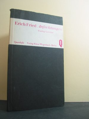 Anfechtungen - 50 Gedichte. Quarthefte 22