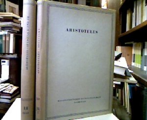 Aristoteles Opuscula Teil I-III : Über die Tugend / Mirabilia / De Audibilibus. 2 Bände. Übersetzt von Ernst A. Schmidt, Hellmut Flashar u. Ulrich Klein […]