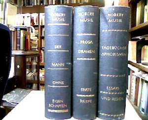 Der Mann ohne Eigenschaften / Prosa, Dramen, Späte Briefe / Tagebücher, Aphorismen, Essays und Reden. Hrsg. von Adolf Frisé.