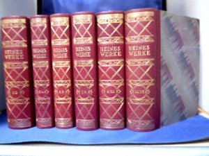 Werke in 12 Bänden in 6 Bde. gebunden. Hrsg. von Ewald A. Boucke. Bd. 1: Buch der Lieder, Neue Gedichte. Bd. 2: Romanzero, Gedichte 1853-54, Nachlese. […]