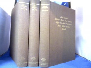 Dialoge. 3 Bände. =(Bargfelder Ausgabe, Werkgruppe II, Band 1-3.) Redaktion dieser Bände von Wolfgang Schlüter.