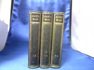 Wilhelm Hauffs sämtliche Werke in 6 Bänden in 3 Bde. gebunden. Mit Einleitungen und Anmerkungen hrsg. von Rudolf Krauß. Mit 1 Bildnis des Dichters, 3 […]