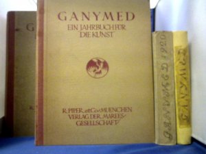 Ganymed. Blätter der Marees-Gesellschaft. 4 Bände. Jahrgänge 1919, 1920, 1921, 1922. 1. Band, 1919: Enthält 20 Illustrationen für "Die doppelte Kurve". […]