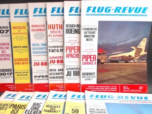 Flug-Revue. Jahrgang 1963 komplett. Vereinigt mit Weltluftfahrt, Air World, Flugsport (ab Heft 9: Außentitel: International)