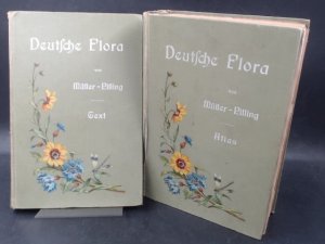 Deutsche Flora. Textband und Atlasband (2 Bücher zusammen).