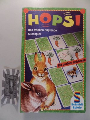 gebrauchtes Spiel – HOPSI - Das fröhliche hüpfende Suchspiel. ACHTUNG! FÜR KINDER UNTER 3 JAHREN NICHT GEEIGNET!