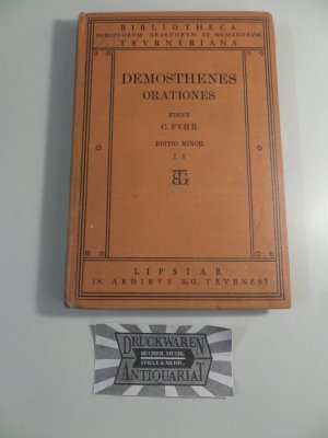 Demosthenis Orationes : Volume I - Pars I : Orationes I-XVII Continens.