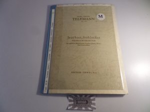 Jauchzet, frohlocket Weihnachtskantate für mittlere Singstimme. Violine , Flöte, Oboe und Generalbass.