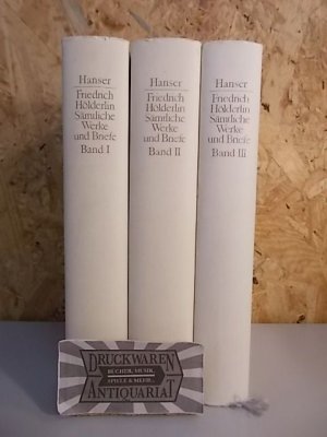 gebrauchtes Buch – Hölderlin, Friedrich und Michael Knaupp – Hölderlin : Sämtliche Werke und Briefe [3 Bände, komplett].