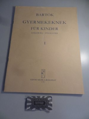 Bela Bartok: Gyermekeknek für Kinder - Zongorara, Kleine Klavierstücke für Anfänger (Ohne Oktaven-Spannung). Editio Musica Budapest Z. 5438. Mit Verwendung […]