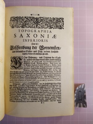 Merian Topographia Saxoniae Inferioris [Faksimile]. Das ist Beschreibung der vornehmsten Stätte unnd Platz in dem hochl. Nider Sachß. Crayß.