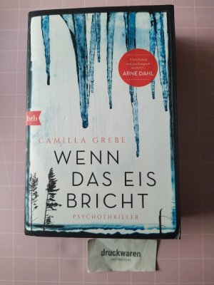 gebrauchtes Buch – Camilla Grebe – Wenn das Eis bricht. Psychothriller.