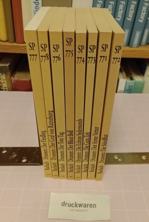 Dramen [in acht Bänden]: Die Sündflut, Der arme Vetter, Die gute Zeit, Die echten Sedemunds, Der blaue Boll, Der tote Tag, Der Findling, Der Graf von […]