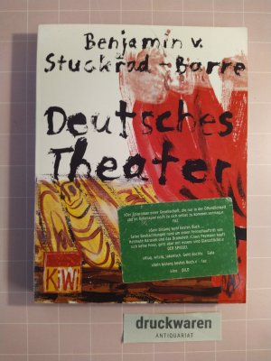 gebrauchtes Buch – Stuckrad-Barre, Benjamin von – Deutsches Theater.