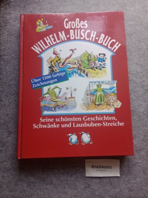 gebrauchtes Buch – Busch, Wilhelm und Heike Mommertz  – Grosses Wilhelm-Busch-Buch : [seine schönsten Geschichten, Schwänke und Lausbuben-Streiche].