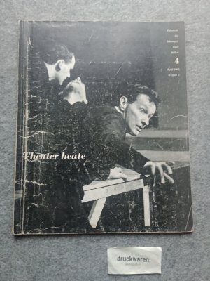 antiquarisches Buch – Theater heute Heft 4, 3. Jahrgang 1962 : Zeitschrift für Schauspiel, Oper, Ballett