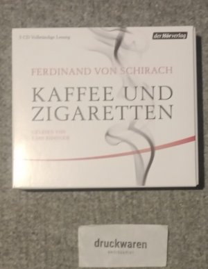 gebrauchter Tonträger – Schirach, Ferdinand von und Lars Eidinger – Kaffee und Zigaretten (3 Audio-CD).