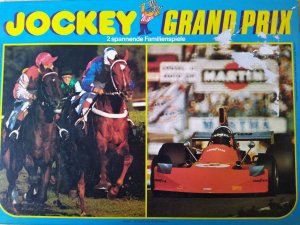 JOCKEY & GRAND PRIX - 2 spannende Familienspiele. Achtung: Nicht für Kinder unter 3 Jahren geeignet!